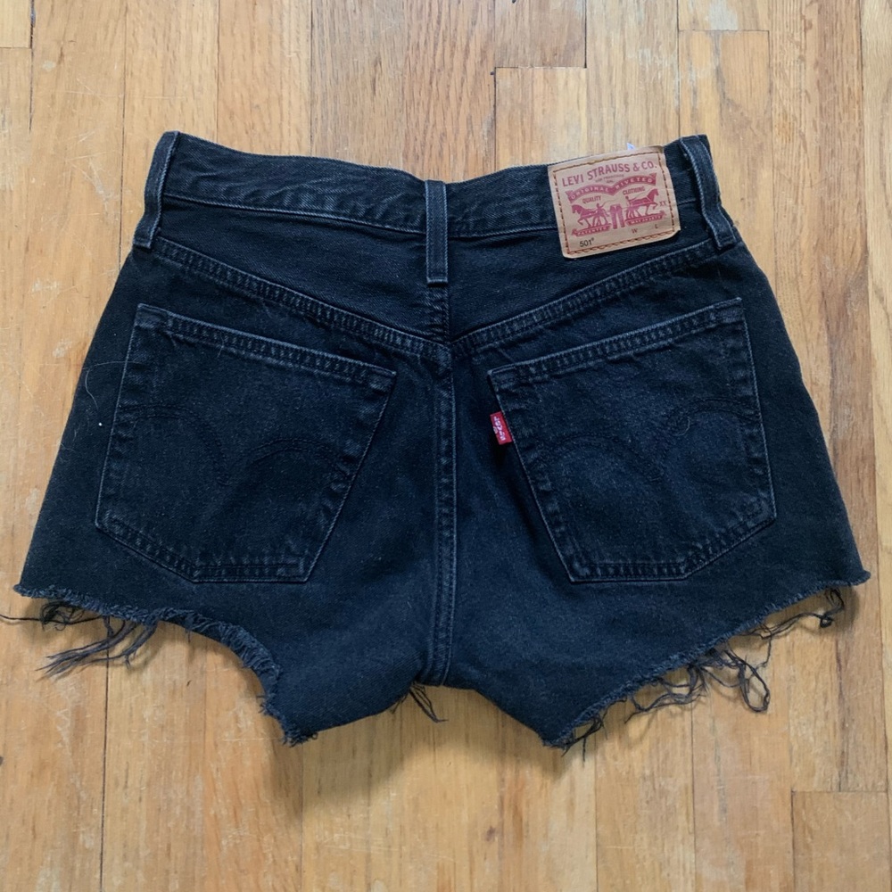 Black denim Levi 501 - Picture 2 of 3